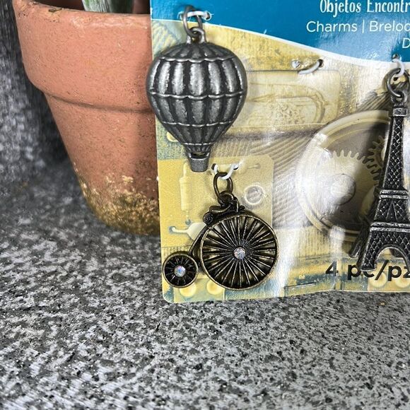 Bead Landing Pewter Pendants For Crafting Jewelry Making Silver - Picture 2 of 4